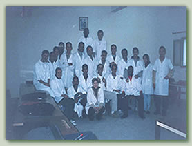 Promotion 2001-2004 of the Students nurses in 
Anesthesia and Reanimation